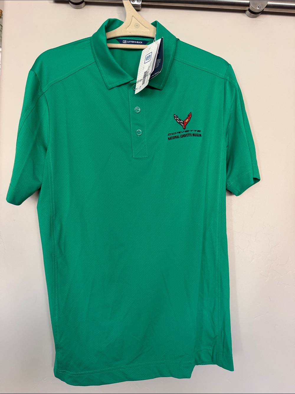 Cutter & Buck Emerald Green Corvette Polo
